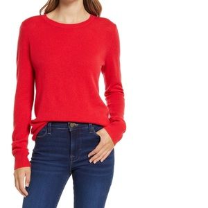 100% Cashmere Nordstrom Crewneck Sweater